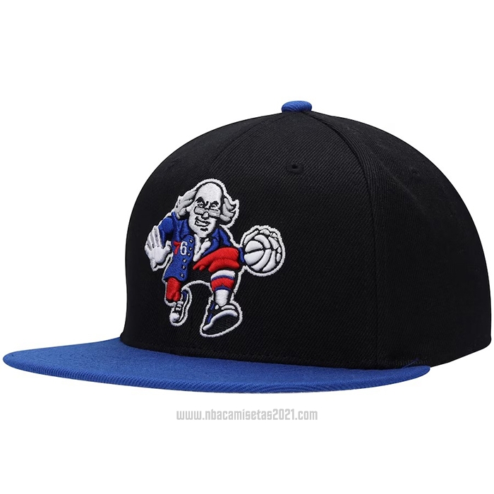 Gorra Philadelphia 76ers Core Basic Mitchell & Ness Negro
